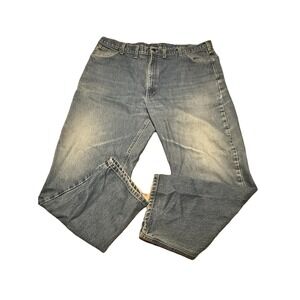 Carhartt FR Jeans Mens 46x32‎ Flame Resistant Workwear Straight Denim FRB 160